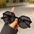 Óculos de sol VITA® Opuyym Feminino Elegante Oval com UV - VITA