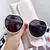Óculos de sol VITA® Opuyym Feminino Elegante Oval com UV na internet