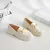 Mocassim Feminino Tratorado Bico Redondo com detalhe em dourado - VITA