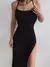 Imagem do Vestido Longo Bodycon Preto VITA® Dozw: Elegância e Estilo para o Verão