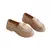 Imagem do Mocassim Feminino Tratorado Bico Redondo com detalhe em dourado