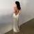 Vestido longo sem costas Serenity na internet
