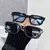 Óculos de Sol VITA® Renata Retangular Feminino Luxuoso com Lentes Espelhada - comprar online