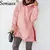 Moletom Feminino Hoodie com abertura lateral - comprar online