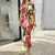 Vestido Chemise Midi VEITCHE – Leveza e Estilo Elegante para Primavera/Verão | Estampa Sofisticada & Modelagem A-Line
