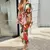 Vestido Chemise Midi VEITCHE – Leveza e Estilo Elegante para Primavera/Verão | Estampa Sofisticada & Modelagem A-Line - comprar online