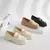Mocassim Feminino Tratorado Bico Redondo com detalhe em dourado - comprar online