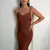 Vestido longo sem costas Serenity na internet