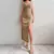 Imagem do Vestido Longo Bodycon Preto VITA® Dozw: Elegância e Estilo para o Verão