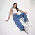 Calça jeans wide leg - VITA