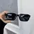 Óculos de Sol VITA® Renata Retangular Feminino Luxuoso com Lentes Espelhada - comprar online