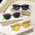 Óculos de Sol VITA® RM Quadrado Unissex com Lentes Espelhadas Vintage na internet