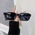 Óculos de Sol VITA® Renata Retangular Feminino Luxuoso com Lentes Espelhada - VITA