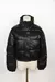 Jaqueta Puffer Cropped Couro Fake Feminina - VITA