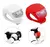 Luz Bicicleta Led Kit Delantera Y Trasera Siliconada Dual Color Rojo y blanco