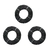 Kit 3 Cabo Eletrico Flexivel 2,5mm 100 Metros Fio AntiChama Cores:3 Preto