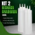 Kit 2 Bisnaga Molho Profissional Graduada Com 3 Bicos 650ml - Shopping86