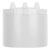 2 Bisnagas Molho Profissional Graduada Com 3 Bicos 450ml Branco - comprar online