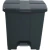 Lixeira C/ Pedal 60l Quadrada P60 Jsn Preto