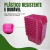 Kit 4 Cestos Bin Empilhável Organizador Rosa - comprar online