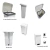 Kit 4 Lixeiras Retângular Pedal 50 Litros Tipomarfinite Jsn Branco - Shopping86