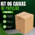Kit 6 Caixas Papelão Sedex Pac 27x22x23 Montável - comprar online