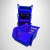 Kit 4 Cesto Caixa Bin Empilhável Organizador Azul Gourmet