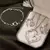 Conjunto de jóias Elo de Amor em forma de coração - comprar online