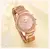 Conjunto de relógio de luxo Timeless Rosé - Beladu store