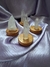 Ponta de cristal com base madeira natural - comprar online