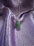 Colar Difusor em Jade Verde natural