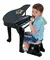 PIANO ELETRÔNICO INFANTIL WINFUN 2045 – MODELO SINFONIA PRETO - comprar online