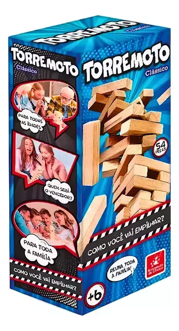 JOGO INFANTIL TERREMOTO 4.0 - BRINCADEIRA DE CRIANÇA