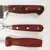 SET X3 PIEZAS TRENTO MADERA cuchillo / trinche / chaira - Sandra Baraldo