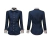 Primavera nova contraste retalhos camisa topos manga longa polo magro all-match blusa elegante moda feminina roupas