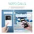 Câmera de campainha wi-fi sem fio brasil, campainha de vídeo à prova d'água, - zestore.com.br