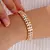 Pulseira 14k banhada a ouro zircônia - comprar online