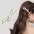 Conjunto de 5 grampos de cabelo de metal com perolas na internet