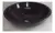 Lavabo Ovalin Mármol Negro Redondo De Sobreponer 30cm*30cm - MARMOLES PREMIER