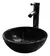 Lavabo Ovalin Mármol Negro Redondo De Sobreponer 30cm*30cm - comprar en línea