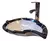 Ovalin Lavabo Hoja Combinado Mediano Onix Marmol Blanco Negro - comprar en línea