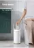 Lixeira inteligente com sensor automático à prova d'água Elegância pra sua casa na internet
