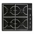 Anafe Florencia A Gas 4 Hornalla Negro 6747n - comprar online