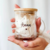 caneca de vidro com tampa de bambu - comprar online