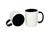 kit caneca + chaveiro - "Os anjos cantam nosso amor" - Studio Koppie