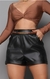 Shorts Couro Natalie