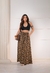 Saia Viscolinho Animal Print