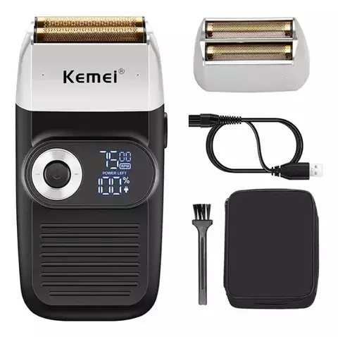 AFEITADORA SHAVER RASURADORA PROFESIONAL KEMEI 2026 - comprar online
