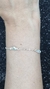 Pulseira Swarovski Círculo Azul Claro - loja online