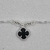 Pulseira Trevo Ônix e Swarovski - comprar online